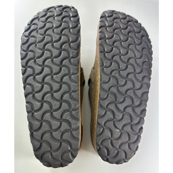 Birkenstock London Oiled Leather Nubuck Clog Sandal Black Women's Size 9 Men's 7 - Picture 14 of 16